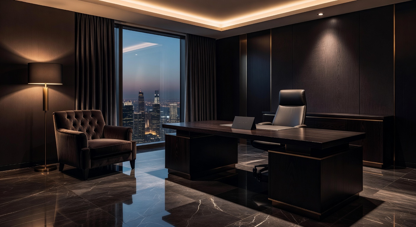 Joviraspot Executive Suite with dark elegant layout