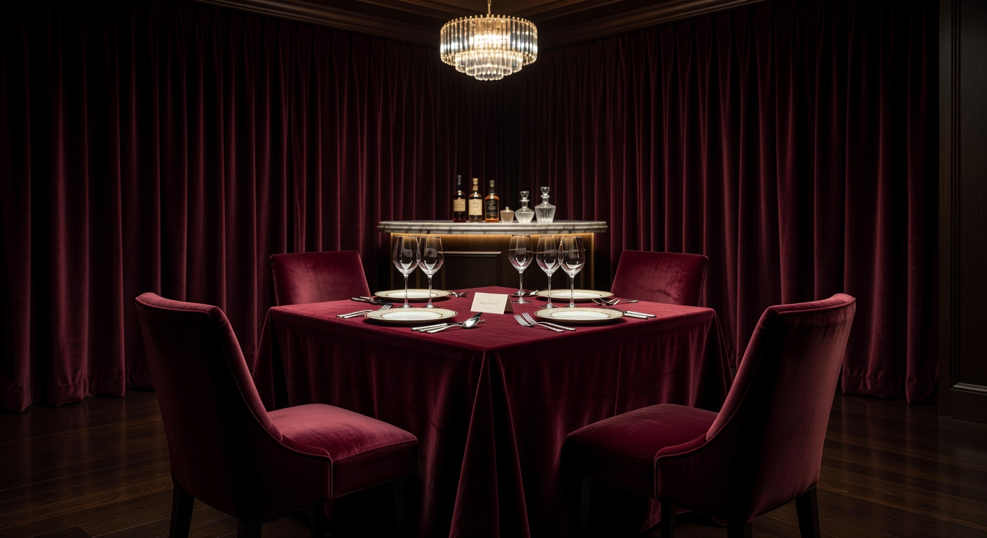 Private fine dining setup